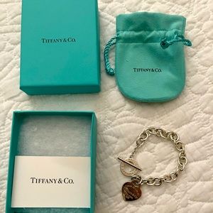 Tiffany Silver Heart toggle bracelet